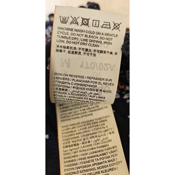 Superdry Revolution Ladies Navy Summer Off Shoulder Top Size Medium 8 - Picture 8 of 10